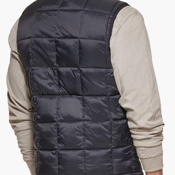 Dockers Men's XL Box Quilted Black Puffer Vest - Picture 14 of 16